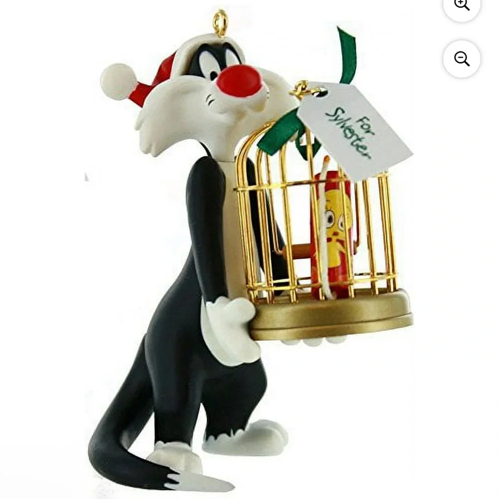 Looney Tunes Hallmark Keepsake Ornament‎ Sylvester's Bang-Up Gift